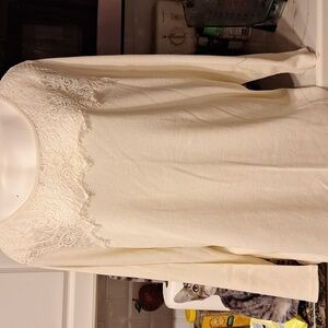 Womens Roman's casual long sleeve stretch plus size top 3X. EUC